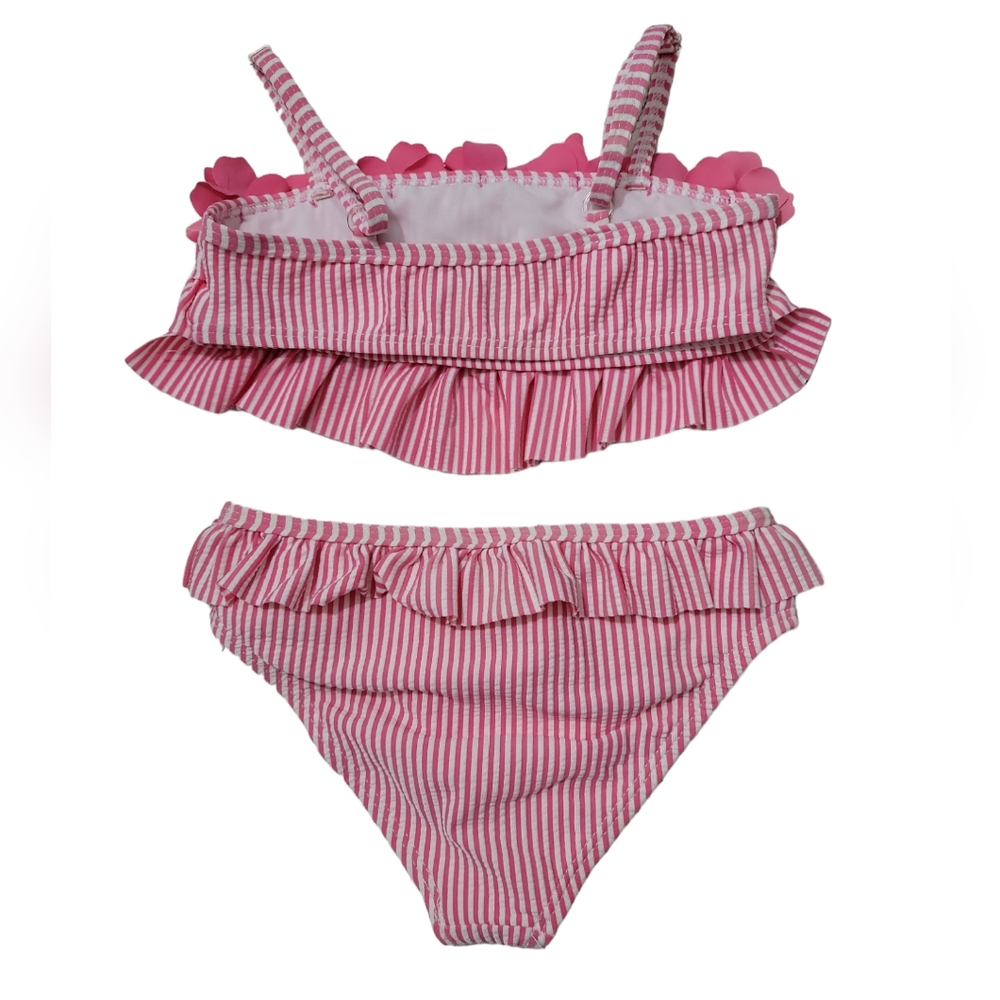 Joe Boxer Girls Ruffled Bikini, 2T - Picture 2 of 3